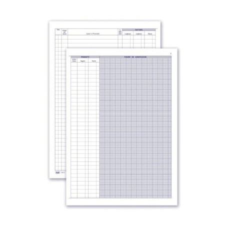 Registro Libretto delle misure a corpo - 50 pagine prenumerate